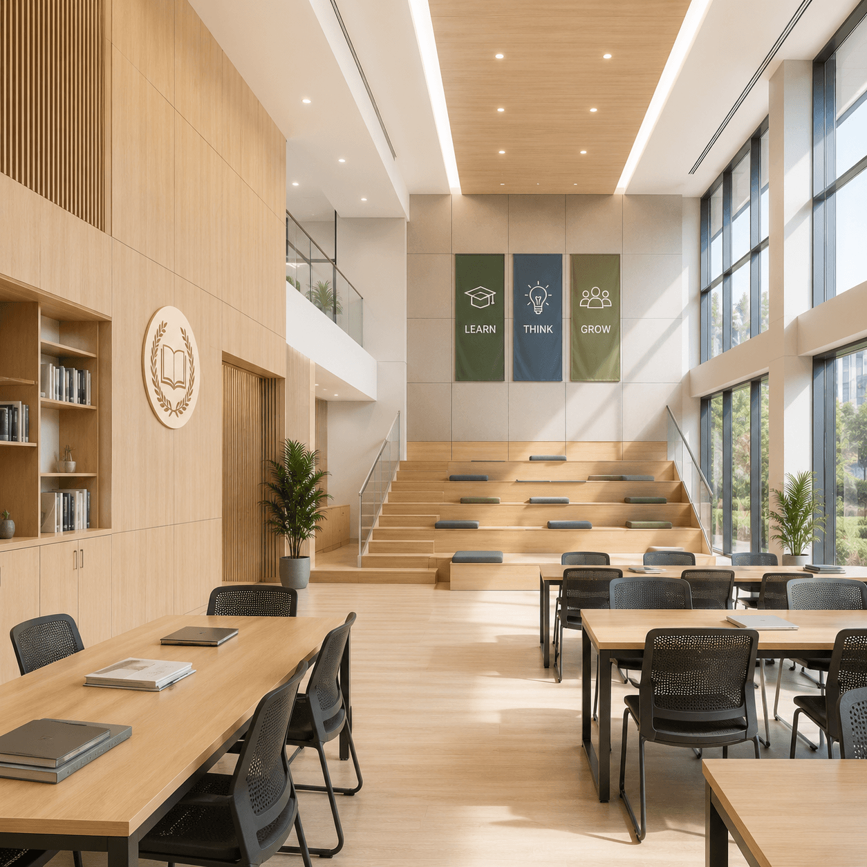 Public offices lobby with CP Ply panels